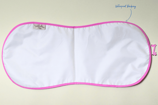 Blush Breeze Burp Cloth | 100% Cotton | Waterproof | Full Coverage | Super-Soft