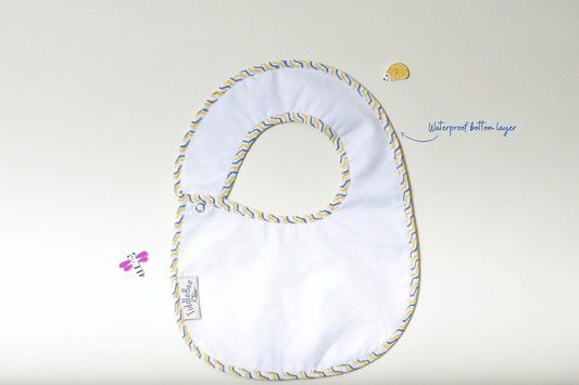 Dreams Afloat Bib | 100% Cotton | Waterproof | Full Coverage | Super-Soft
