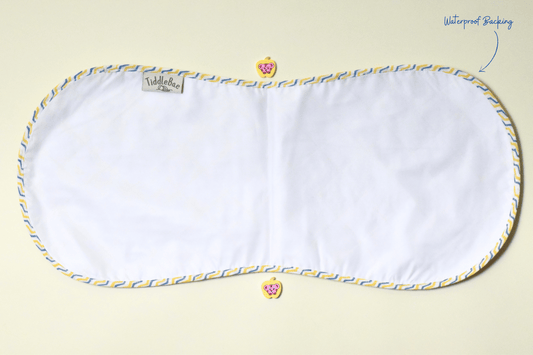 Dreams Afloat Burp Cloth | 100% Cotton | Waterproof | Full Coverage | Super-Soft