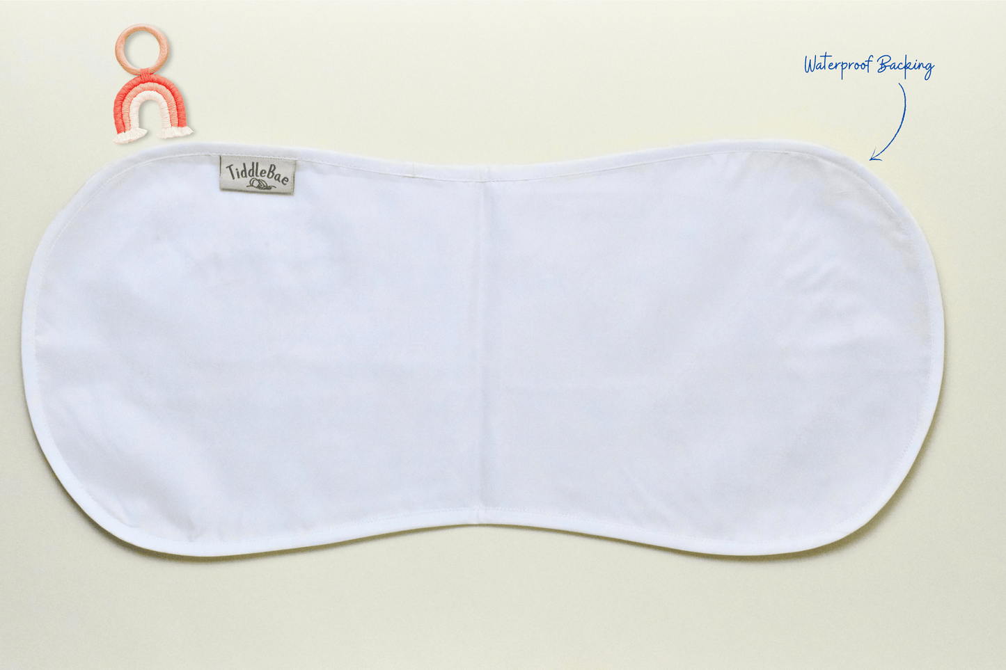 Sunny Pastures Burp Cloth | 100% Cotton | Waterproof | Full Coverage | Gentle