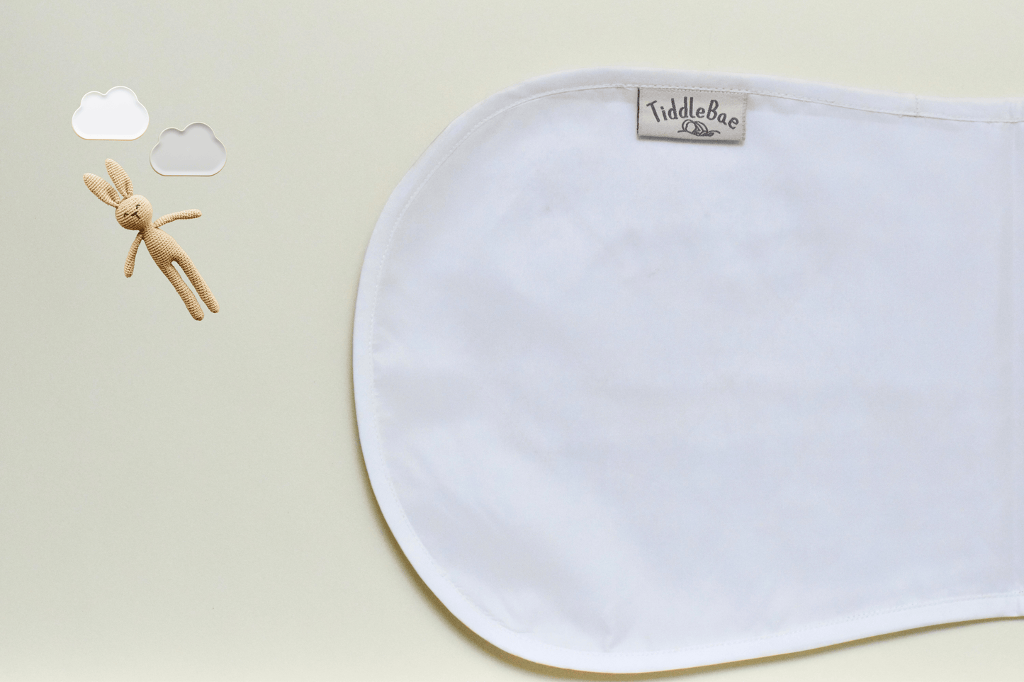 Sunny Pastures Burp Cloth | 100% Cotton | Waterproof | Full Coverage | Gentle