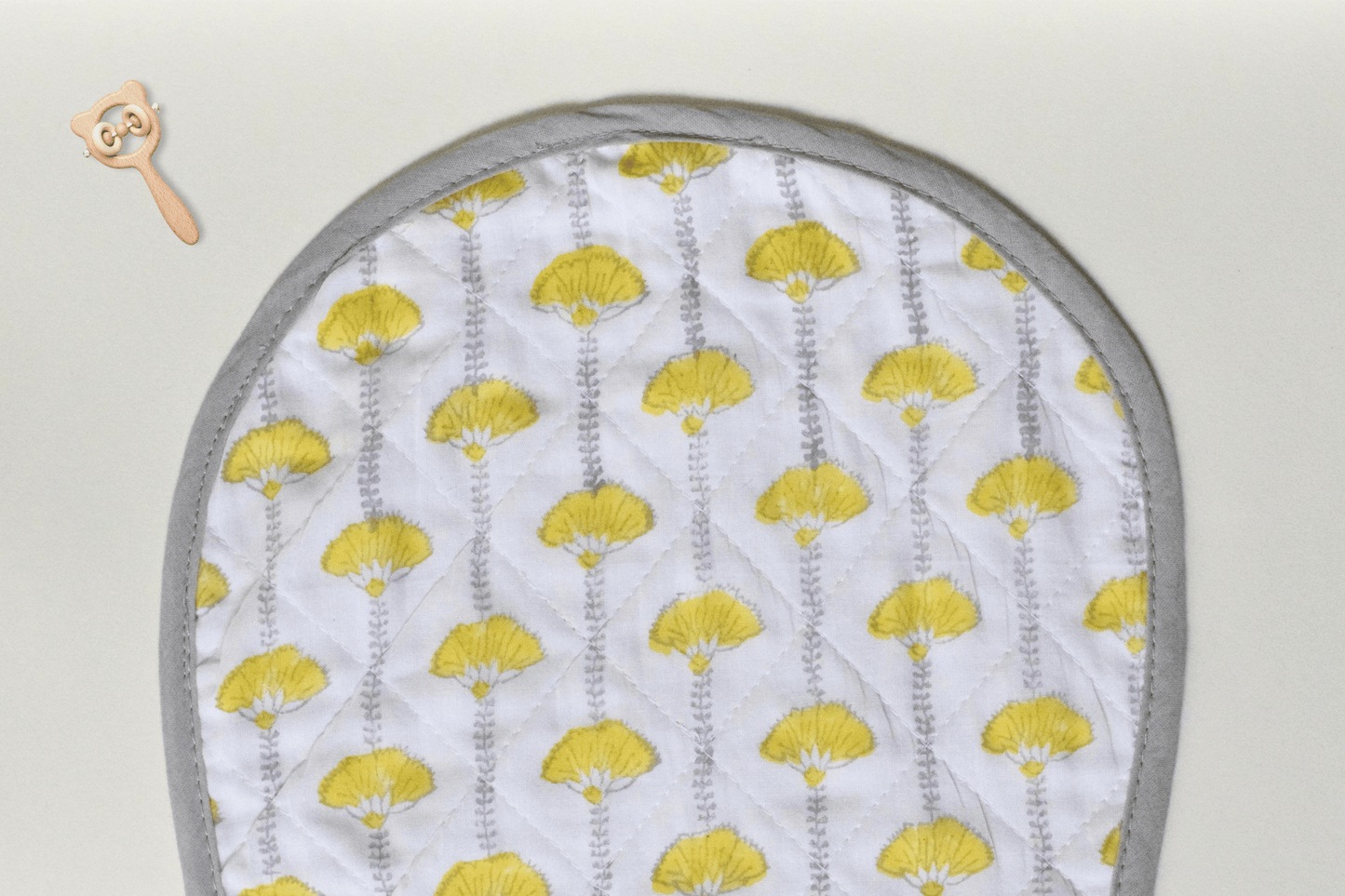 Seaside Treasure Burp Cloth | 100% Cotton | Waterproof | Full Coverage | Gentle