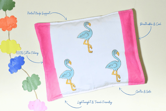 Blue-mingo Bliss Nursery Bedding Set- 100% Cotton, Handmade Comfort for Your Little One