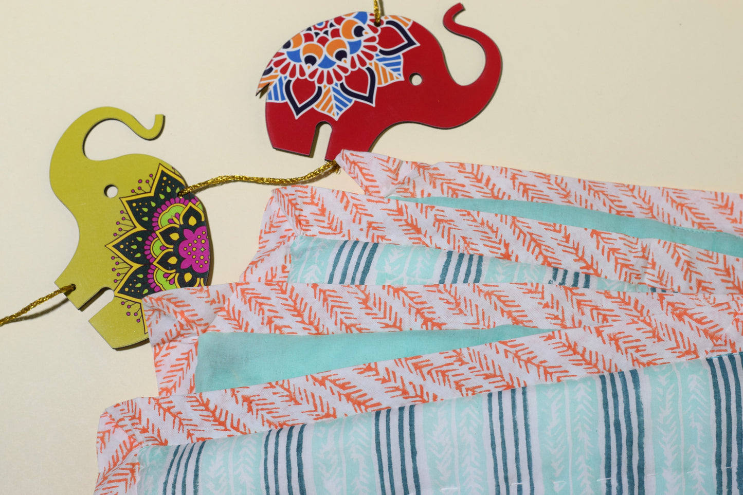 Baby Elly Handblock Comforter- 100% Cotton | Hypoallergenic | Lightweight