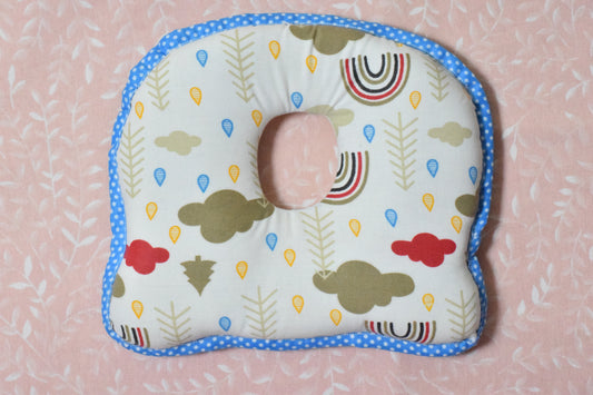 Dreamy Drizzle New Born Baby Head Shaping Pillow with Memory Foam