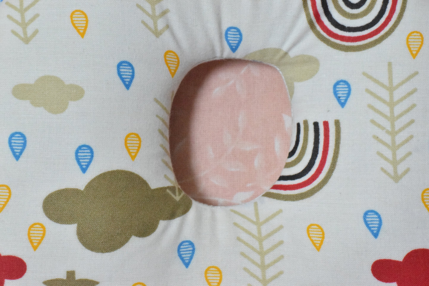 Dreamy Drizzle New Born Baby Head Shaping Pillow with Memory Foam