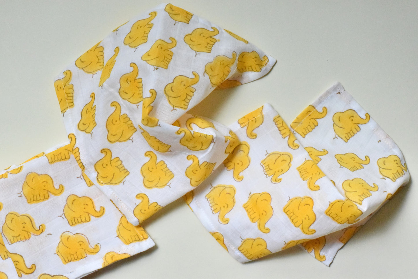 Tiny Trunks Double-Layered Wash Cloth (Set of 6)- Ultra-Soft | 100% Cotton | Double Layer