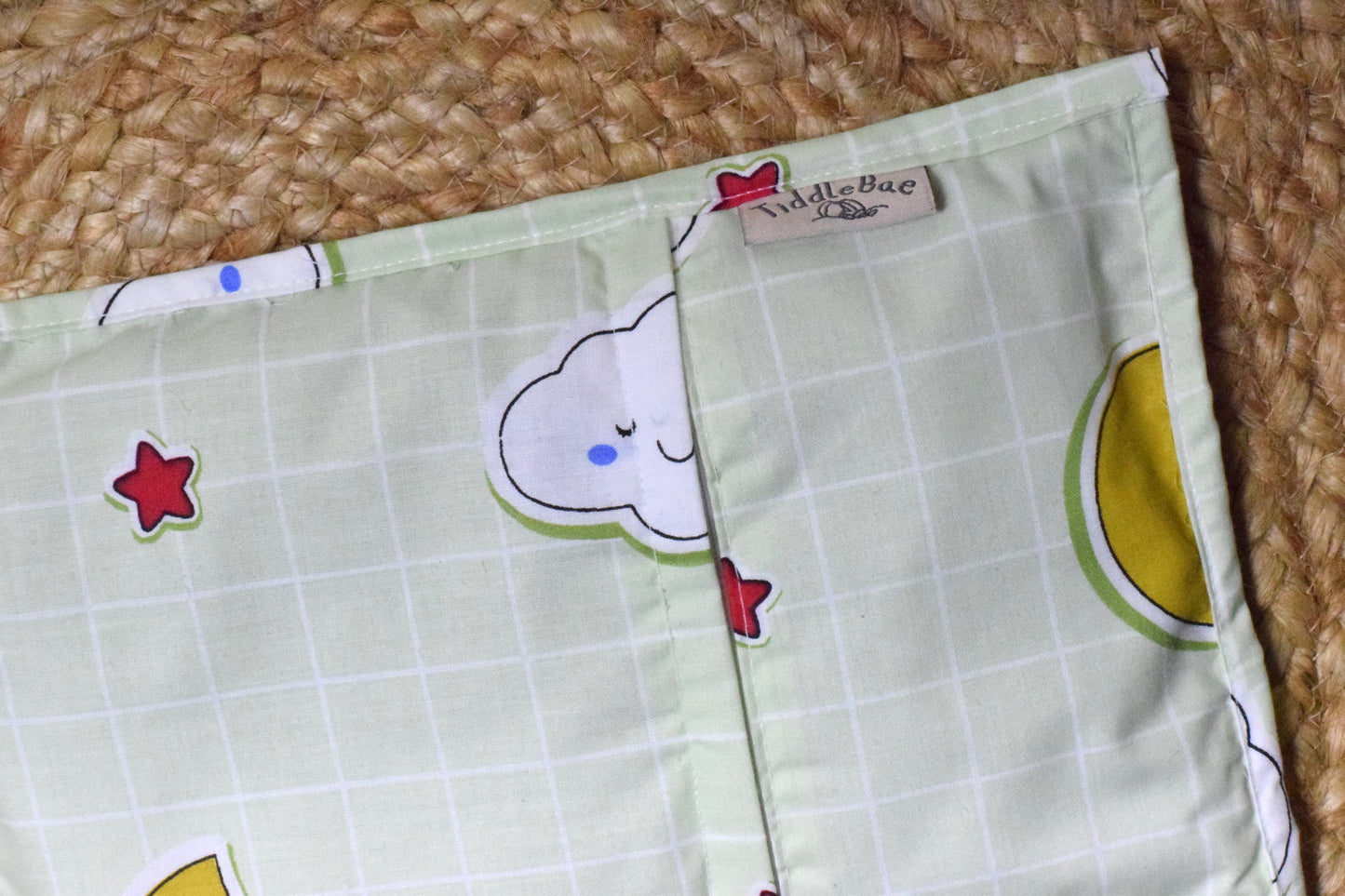 Minty Moon Cotton Head Shaping Mustard Seeds Rai Pillow