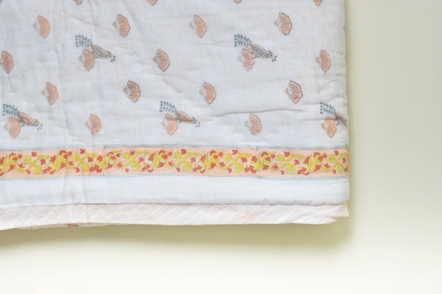 Seaside Treasure Handblock Comforter- 100% Cotton | Hypoallergenic | Lightweight