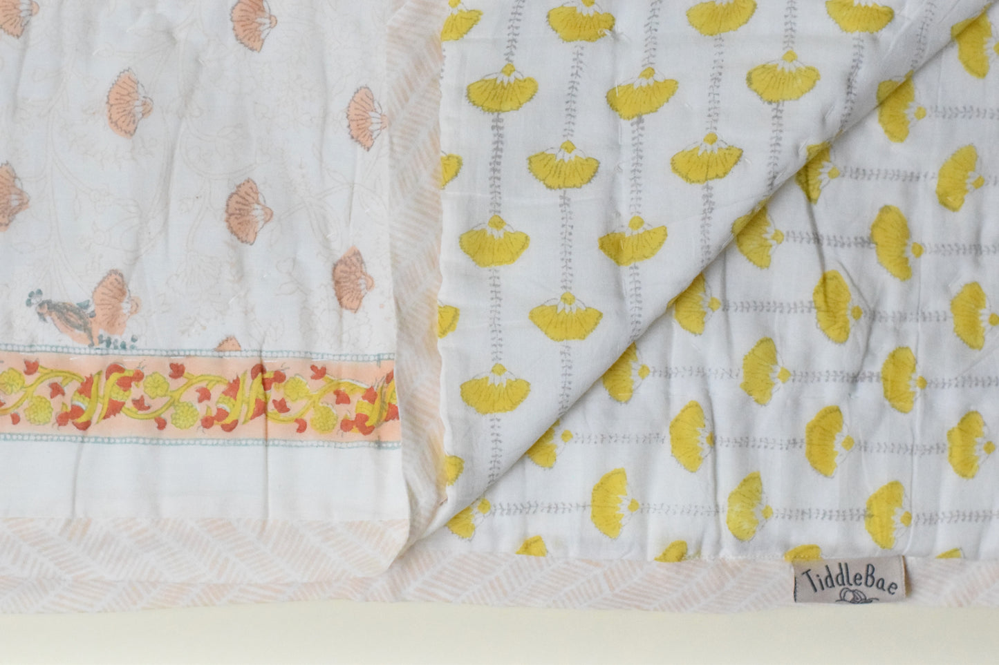 Seaside Treasure Handblock Comforter- 100% Cotton | Hypoallergenic | Lightweight