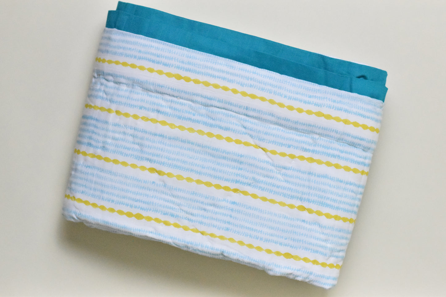 Ocean Petals Handblock Comforter- 100% Cotton | Hypoallergenic | Lightweight