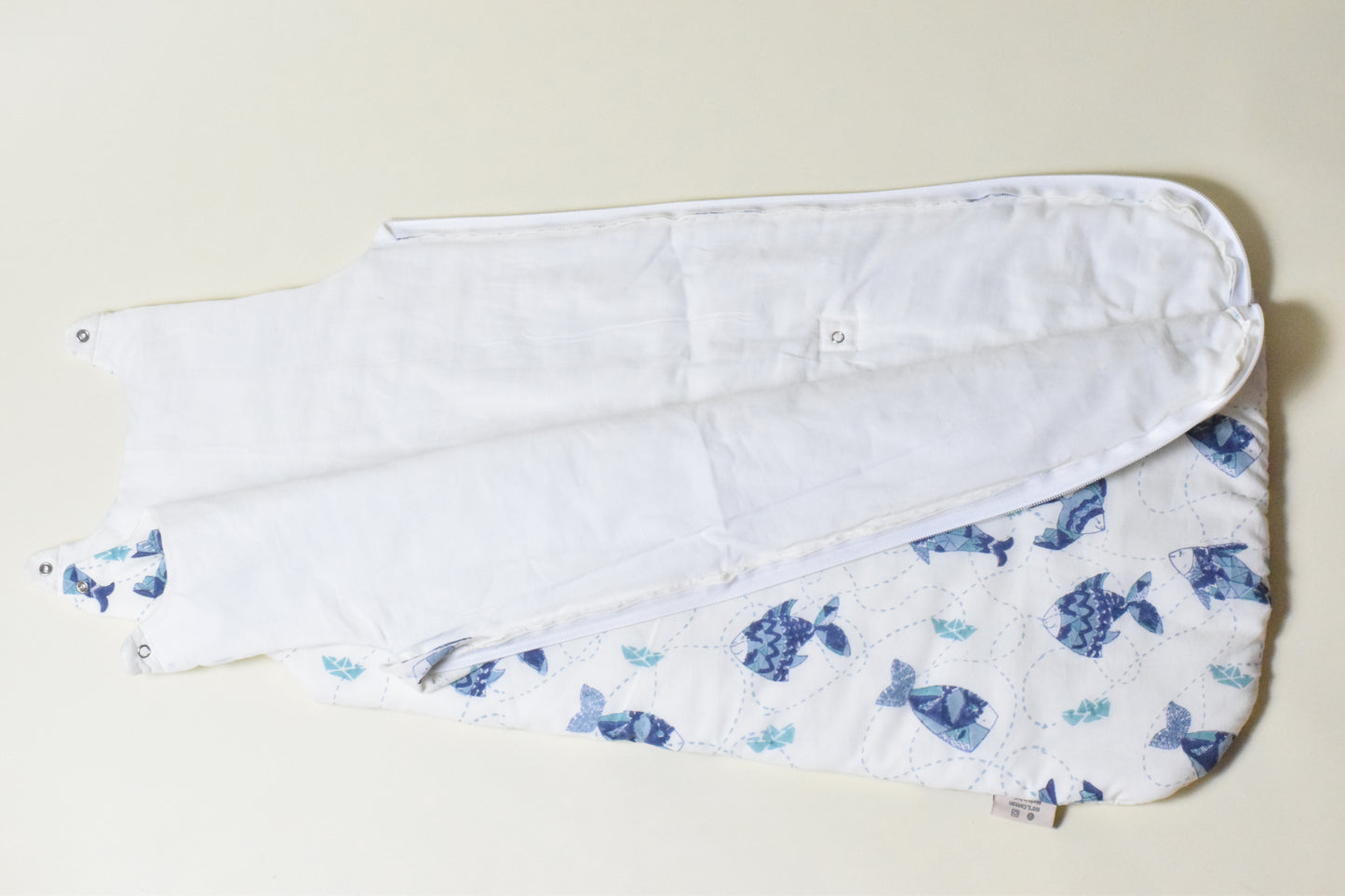 Ocean Explorer Sleeping Bag- 100% mulmul Cotton | Soft & Breathable | Easy Diaper Change | Gentle on Baby's Skin