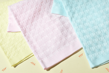 Pastel Waffle Wash Cloth (Set of 6)- 100% Cotton | Super Soft
