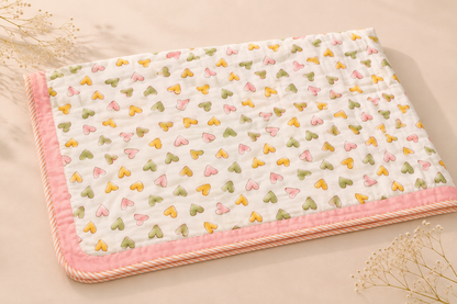 Lovebug Soft & Cozy Baby Comforter| 100% Cotton | Perfect for Infants and Toddlers | Lightweight
