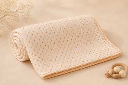 Mini Motors Soft & Cozy Baby Comforter| 100% Cotton | Perfect for Infants and Toddlers | Lightweight