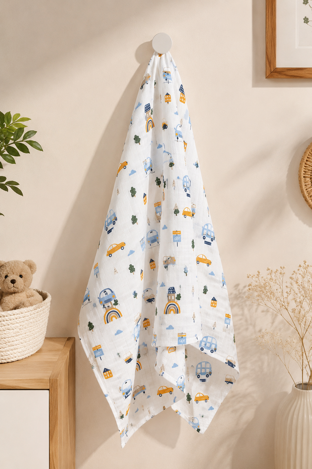 Zoomie Baby Swaddle (100% Cotton, Double-Layered, Ultra-Soft)