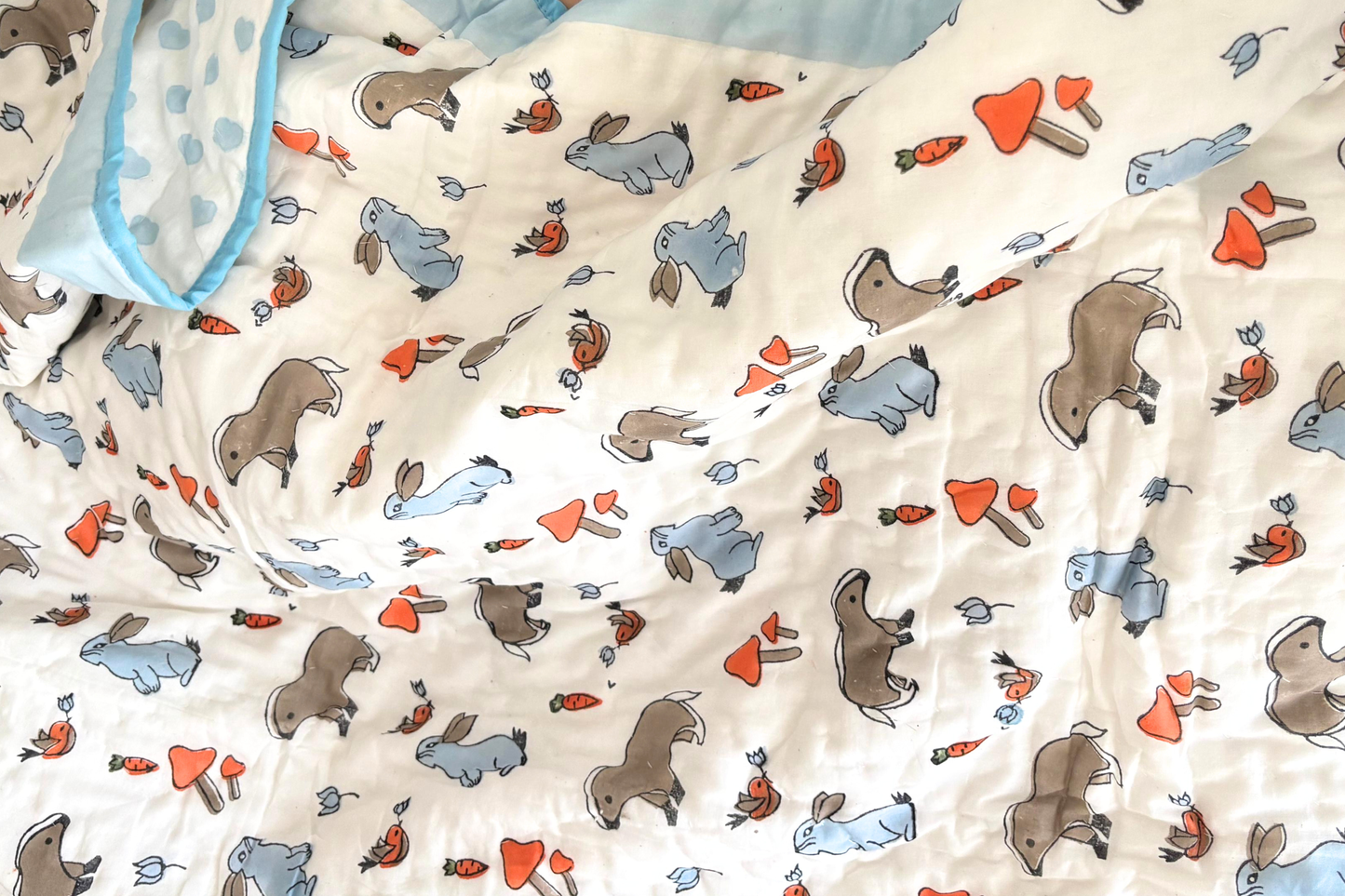 Little Explorer Safari Soft & Cozy Baby Comforter| 100% Cotton | Perfect for Infants and Toddlers | Lightweight