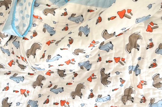 Little Explorer Safari Soft & Cozy Baby Comforter| 100% Cotton | Perfect for Infants and Toddlers | Lightweight