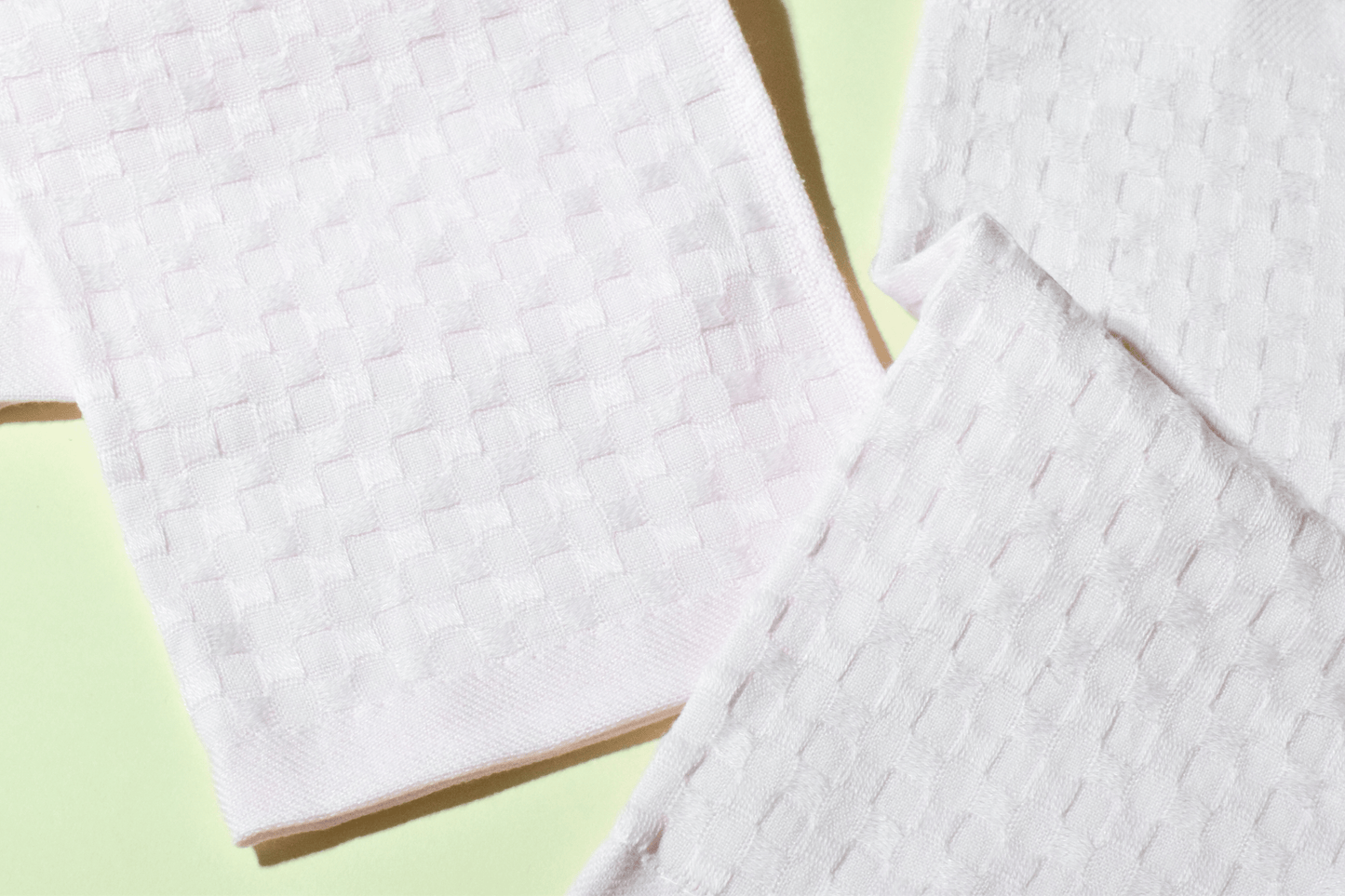 Pastel Waffle Wash Cloth (Set of 6)- 100% Cotton | Super Soft