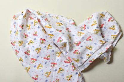 Muslin Bliss Baby Swaddles – Set of 3 (100% Cotton, Double-Layered, Ultra-Soft)