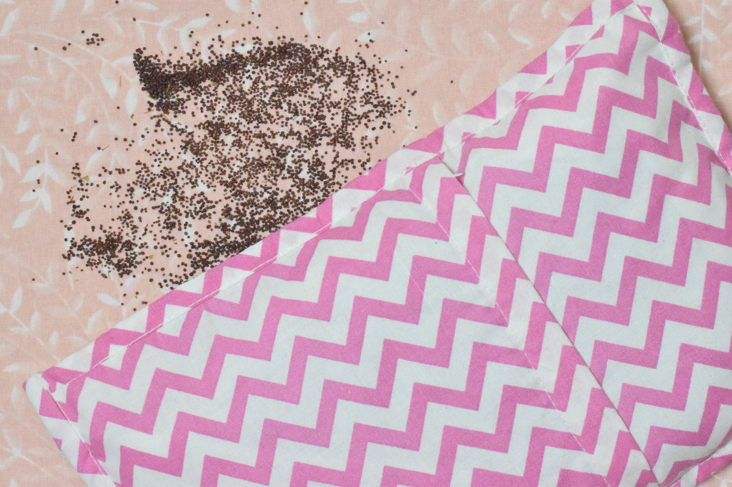 Dreamy Lavender Skies Cotton Head Shaping Mustard Seeds Rai Pillow