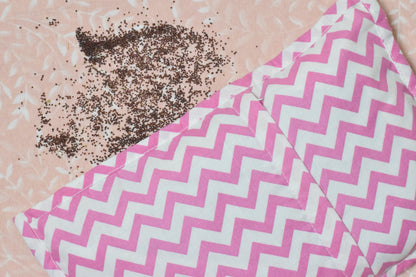 Dreamy Lavender Skies Cotton Head Shaping Mustard Seeds Rai Pillow