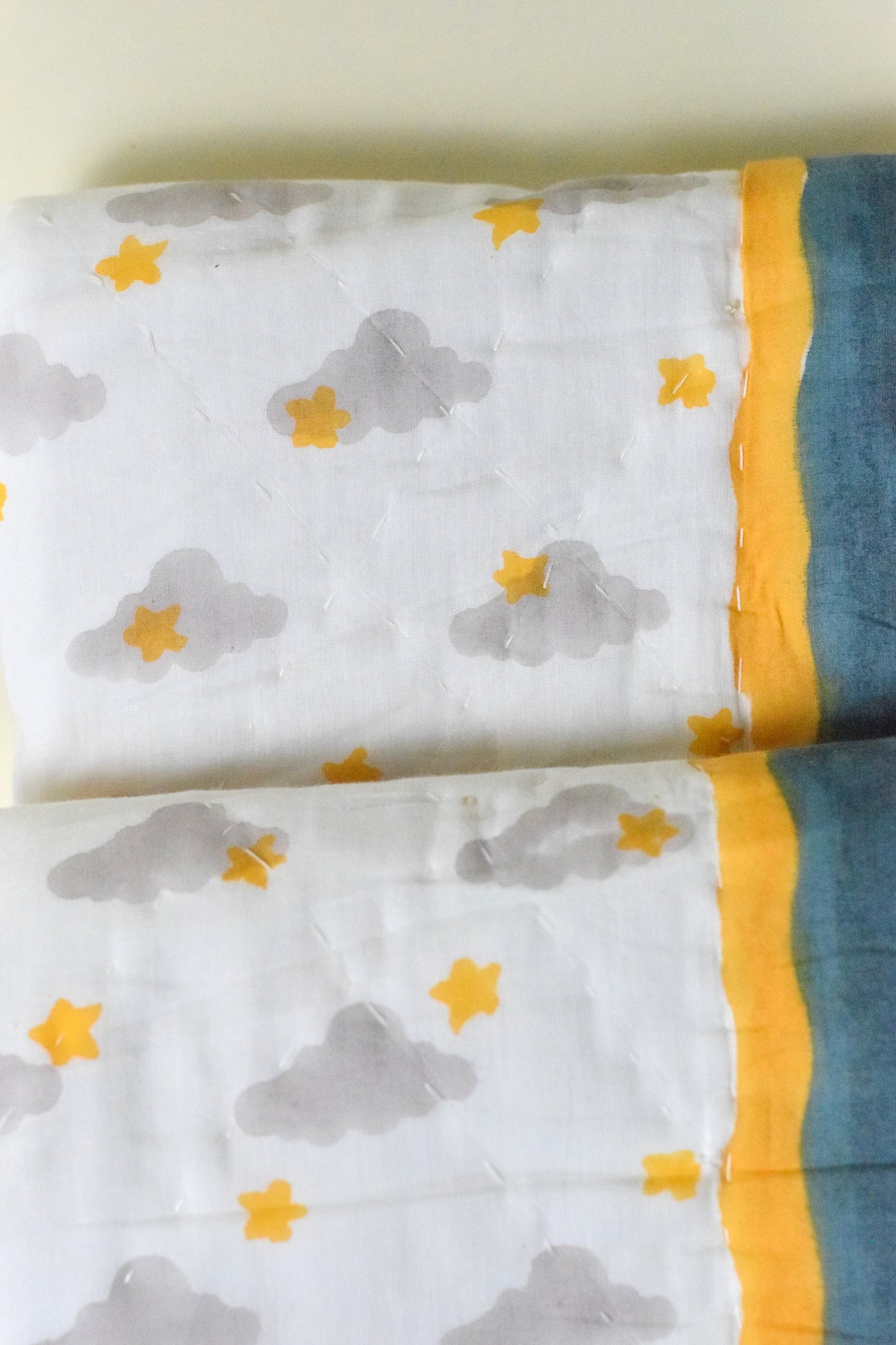 Golden Safari Handblock Comforter- 100% Cotton | Hypoallergenic | Lightweight