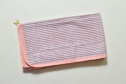 Pink Puffy Baby Dohar- 100% Premium Cotton | Soft & Lightweight Multilayer Dohar for Infants & Toddlers (0-5 Years)